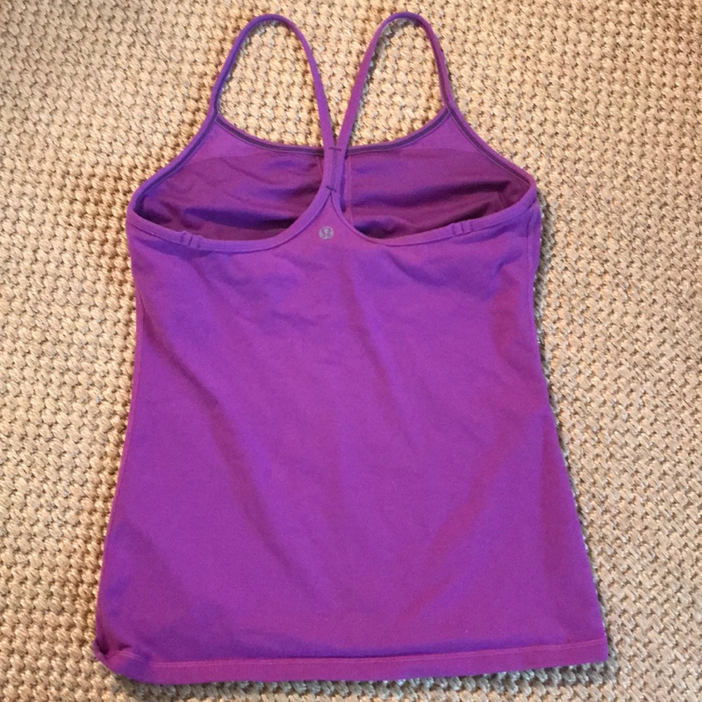 Purple Lululemon Razorback Tank. Great condition!